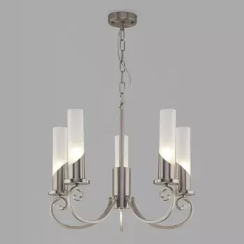 Подвесная люстра Eurosvet 60117/5 никель