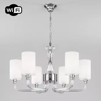 Подвесная люстра Eurosvet 60120/6 хром Smart (60112/6)