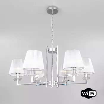 Подвесная люстра Eurosvet 60125/6 хром Smart (60114/6)