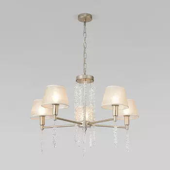 Подвесная люстра Eurosvet 60148/5 матовое золото