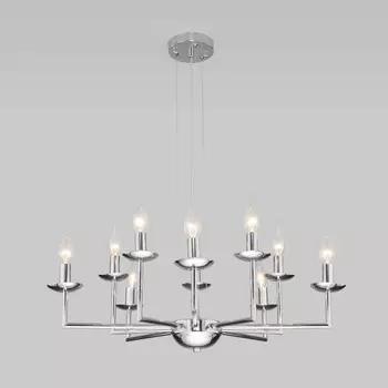 Подвесная люстра Eurosvet 60150/10 хром