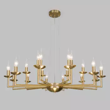 Подвесная люстра Eurosvet 60150/18 латунь