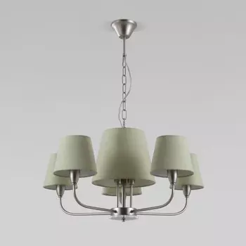 Подвесная люстра Eurosvet 60153/8 никель