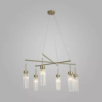 Подвесная люстра Eurosvet 60163/6 латунь