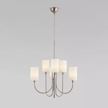 Подвесная люстра Eurosvet 60164/6 никель
