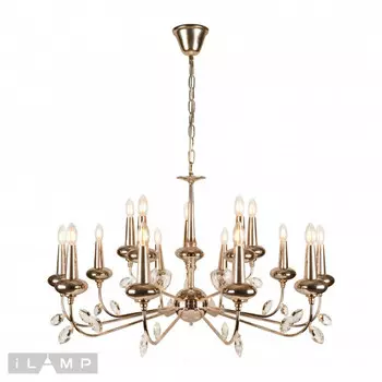 Подвесная люстра iLamp 1020-10+5 GD