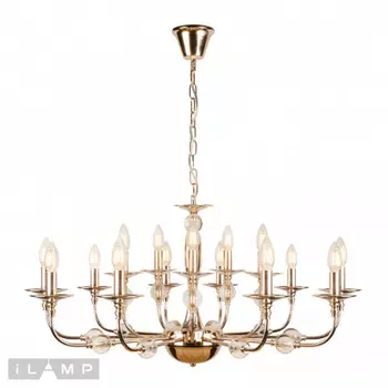 Подвесная люстра iLamp 1030-10+5 GD