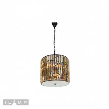 Подвесная люстра iLamp 10390-5+5P BK