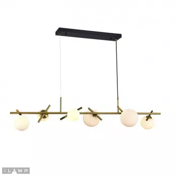 Подвесная люстра iLamp 2134-6L BR+MBK