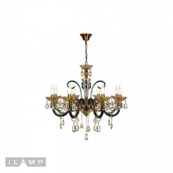 Подвесная люстра iLamp 61081-8 BR