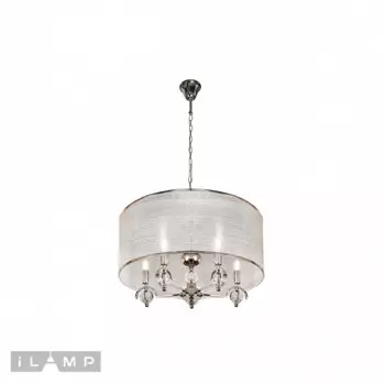 Подвесная люстра iLamp P2400-5 Nickel