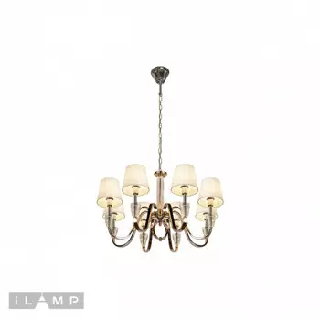 Подвесная люстра iLamp P2424-8 Nickel