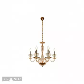 Подвесная люстра iLamp P9448-6 Gold