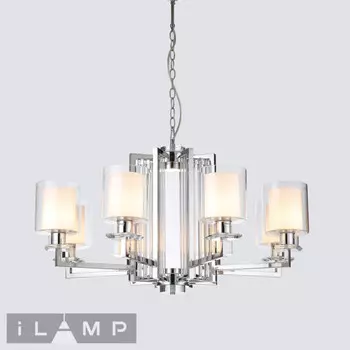 Подвесная люстра iLamp RM6201-8 CR+CL