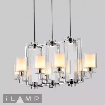 Подвесная люстра iLamp RM6201-8P CR+CL