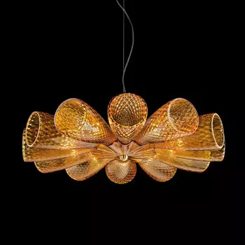 Подвесная люстра Italamp 2400/12 ambra/O