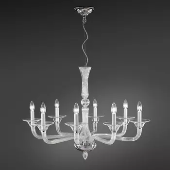 Подвесная люстра Italamp 430/8 trasparente/NK