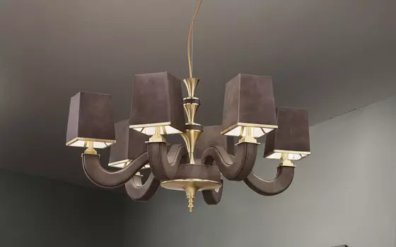 Подвесная люстра Masiero DARSHAN 6 G14+L01