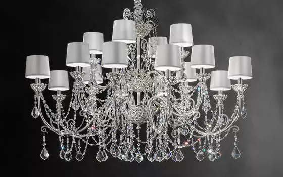 Подвесная люстра Masiero Silver Imperial / 16 SWAROVSKI