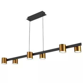 Подвесная люстра Natali Kovaltseva LED LAMPS 81129/6C BRASS BLACK