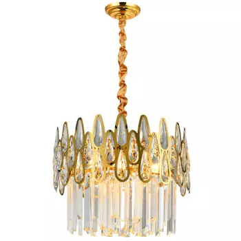 Каскадная люстра Natali Kovaltseva NAVIS 76019/5C GOLD