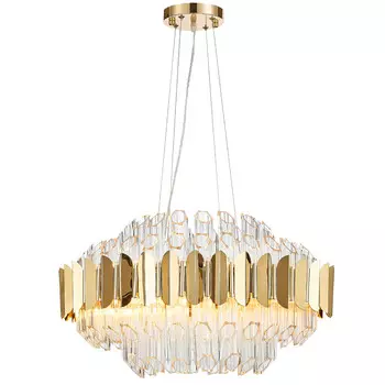 Каскадная люстра Natali Kovaltseva RIVERA 81443/12C GOLD