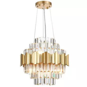Каскадная люстра Natali Kovaltseva RUBY 81442/6C GOLD