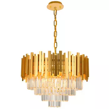 Каскадная люстра Natali Kovaltseva VERTIGO 81440/8C GOLD