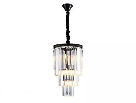 Каскадная люстра Newport 31110/S black+gold