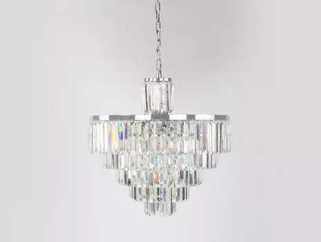 Каскадная люстра Newport 31114/S nickel