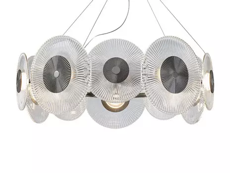 Подвесная люстра Newport 4548+2/S black glossy