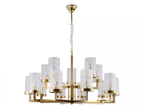 Подвесная люстра Newport 65010+5/C gold