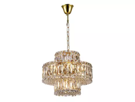 Подвесная люстра Newport 8458+3/C gold