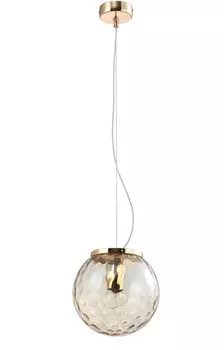 Подвесной светильник Crystal Lux MAYO SP1 D200 GOLD/AMBER