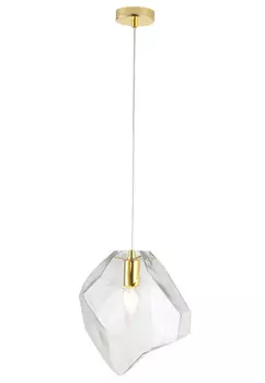 Подвесной светильник Crystal Lux NUESTRO SP1 GOLD/TRANSPARENT