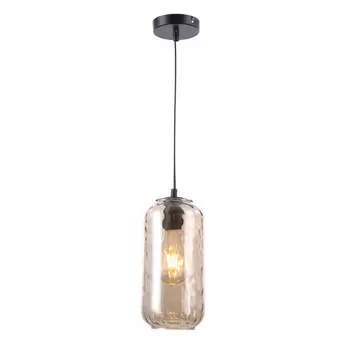 Подвесной светильник Escada 10177/1S Black/Cognac