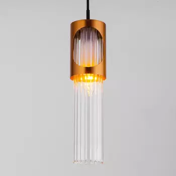 Подвесной светильник Eurosvet 50087/1 черный/бронза