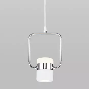 Подвесной светильник Eurosvet 50165/1 LED хром/белый
