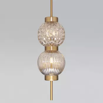 Подвесной светильник Eurosvet 50186/2 латунь