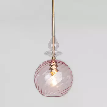 Подвесной светильник Eurosvet 50192/1 розовый