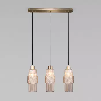 Подвесной светильник Eurosvet 50209/3 бронза