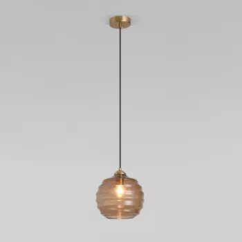 Подвесной светильник Eurosvet 50239/1 коньячный