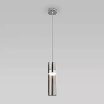 Подвесной светильник Eurosvet 50244/1 LED хром/дымчатый