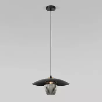 Подвесной светильник Eurosvet 50259/1 черный/дымчатый