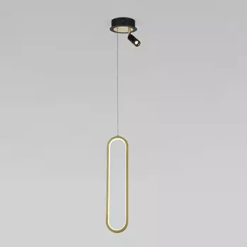 Подвесной светильник Eurosvet 90269/1 черный/золото