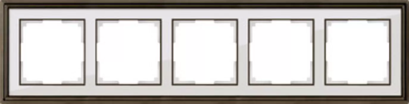 Рамка Werkel WL17-Frame-05 (бронза/белый)