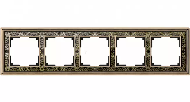 Рамка Werkel WL77-Frame-05 (золото/черный)