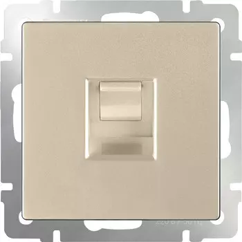 Розетка Werkel WL11-RJ-11 (шампань)