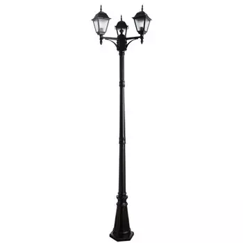 Садово-парковый светильник ARTE Lamp A1017PA-3BK