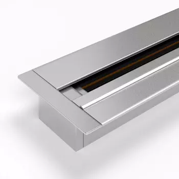 Шинопровод Elektrostandard TRLM-1-200-CH / Встраиваемый однофазный шинопровод серебрист